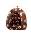 Cat Dog Kitten Puppy Pets Soft Cave House Bed - Paw Print. 
