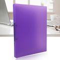 【FUN LIVE】 A4 Clip File Folder Transparent Candy Color Loose Leaf Binder Storage Organizer School Office Supply. 