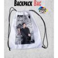Jeon Jungkook BTS Drawstring bag BTS Pic Drawstring bag. 
