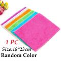 1/5/10PCS Microfiber Dish Washing Cloths Bamboo Fiber Scouring Pad Reusable Anti-oil Cleaning Towels Kitchen Cleaner 18x23CM. 