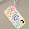 VRQR Wave Edge Casing for Xiaomi Redmi A1 A2 Plus Phone Case Oil New Painting style Pattern Candy Bracelet Cover POCO C50 C51. 