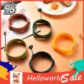 HelloWorld Fried Egg Ring High Temperature Resistance Square Round Fried Egg Mold. 