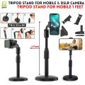 Tripod Stand For Mobile Phones, Camera & DSLR With Mobile Phone Holder - Portable & Adjustable Tripod Stand 1 Feet / 3.5 Feet / 5 Feet 3110 & WT330A - Universal Tripod Stand For Mobile & YouTube Videos - Phones Light Weight Premium Quality - For Vlogging. 