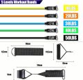 11-Piece Power Exercise Resistance Band Set - 5-in-1 Fitness Equipment for Men & Women (Imported)". 