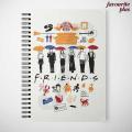 Friends Printed University Notebooks Diary Personalized Customized Cute Spiral Notebook in Pakistan by Favourite Plus. 