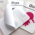 Children Restroom Sign WC Sign Washroom Plaque Self-sticks Wardrobe Decor for Bathroom Restroom. 