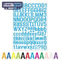 Green forest Letter Stickers Strong Stickiness Mailbox Numbers Labels Alphabet Stickers. 