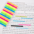 300PCS Writable Color Stickers Transparent Fluorescent Strip Index Sticker. 