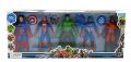 Avengers Action Figures Super Heroes Captain America Hulk Spiderman Superman Batman - 5 Figures. 