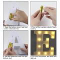 Light Up Letters,Alphabet LED Letter Lights Warm White Night Light Letters for Home Party Bar Wedding Festival Decorative (1 Piece) A TO Z  ALPHABET IS  AVAILABLE. 