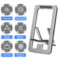 Lightweight Phone Holder Foldable Phone Stand Adjustable Angle Height for Desktop or Travel Use less Than Mobile Phone Holder. 