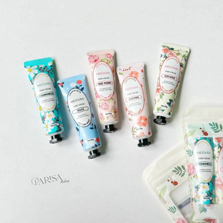 Meidian Flower Fragrance Hand Cream 5 pcs set