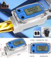 Flued water Diesel gasoline methanol pipeline large digital flow meter switch 1.2 inch 32mm ID. 