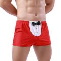 Hot Men Boxer Underwear Bulge Pouch Button Bow Tie Boxer Man Breathable Fashion Panties. 