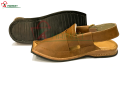Peshawari chappal for men new style leather (Zalme Design&gt; Shine Leather&gt; Side Pieces&gt; Double Foam&gt; Heel Stitch) Peshawari chappal hand made. 