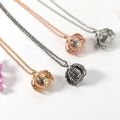 Magic 4 Photo Pendant Memory Floating Locket Necklace Angel Wings Flash Box Album Box Necklaces Creative. 