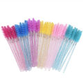 50pcs Disposable Shiny Eyelash Brush Applicator Wands Curler Mascara Eyebrow Makeup Tools Spoolers Comb Wands Spoolies Brushes. 