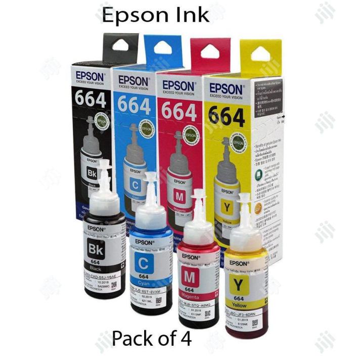 Epson ink bottles 664 pack of 4 colors set 100% Original