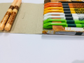 "10 colorfull  fountain pen pair school things full box for kids ,boys,girls, Fountain Pen shades (yellow ,skin,green,white,orange) - Inspired by Piano Keys""fine writing instruments, aesthetic charm and impeccable writing performance, school,collage  ". 