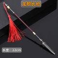 Ancient Weapon Model Three Kingdoms Full Set of Weapons Eighteen Mini Metal Ornaments Sword Boy Toy Knife. 