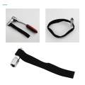 Belt Type Oil Filter Wrench 1/2'' Multipurpose for Automotive Filter Opening. 