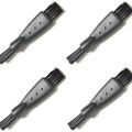 4Pieces Double-Sided Razor Trimmer Shaver Cleaning Brush Clipper Cleaner Brush Clipper Cleaning Brush for Men. 