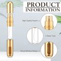 Portable Mini Refillable Perfume Atomizer - 5ml Travel Spray Bottle, Scent Pump Case for Fragrance, Ideal for Traveling and On-the-Go Use. 