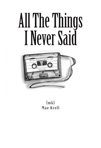 All The Things I Never Said By Mae Krell | Daraz.pk