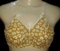 Pack of 4 Thin Strap Cotton Bras - Assorted Colors & Adjustable Sizes (30-42). 