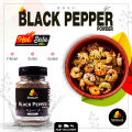 Premium Organic Black Pepper Powder (Kali Mirch Powder ) 100% Pure Fine Ground Spice for Curries, Soups & Seasoning – 215g. 