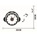 Clocks For Wall Graceful Wall Clock Sticker For Home Wall Art Decoration.. 