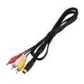 4 Pin S-Video to 3 RCA Female TV Adapter Laptop Cable & 1.5M 4.9Ft 3 RCA Male to 4 Pin S-Video Male TV PC Conversion Cable. 