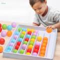 Color Sorting Ball Game Early Development Rainbow Balls Sensory Game Girls Preschool Ages. 