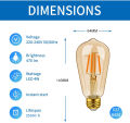 4W Edison LED Filament Bulb lamp 220V E27 Vintage Antique Retro Edison Ampoule Replace Incandescent Light. 
