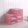 Transparent Stackable Dustproof Flip Type Shoes Storage Container Home Decor. 