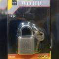 Wohu stainless steel standard shackle padlock 30 mm. 