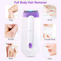 Painless Body Hair Trimmer Epilator USB Laser Remover for Men Women Face Leg Arm Bikini Armpit Hand Shaver Removal Eraser Tools with 3pcs Tinkle. 