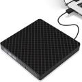 8x Ultra Thin DVD writer USB 3.0 DVDRW driver Portable Slim Rom Recorder/Writer Burner, Support for Mac/Linux/Win OS (Black). 