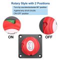 Battery Disconnect Switch Master Cut Shut Off Switch 12V 24V 48V for Marine Boat RV Waterproof Battery Isolator Switch. 