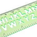 PACK OF 4 STENCIL SCALE SET- Student Scale Set- 4Pcs Candy Color Cute Art Graphics Symbols Drawing Template Ruler 15CM-. 