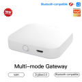 Tuya Multi-mode Smart Gateway ZigBee 3.0 Bluetooth-compatible Mesh Hub Work with Tuya Smart App Remote control available. 