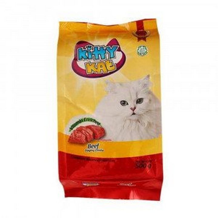 Kitty Kat Beef Cat Food, 500g