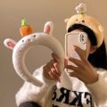 Lovely Cat Plush Animal Hairband Rabbit Pig Cartoon Headband Chicken Rotating Funny Hair Hoop Children. 