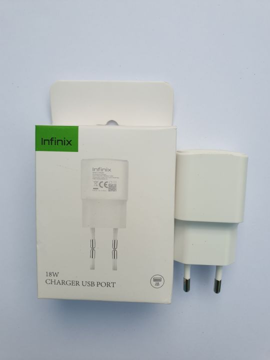 Infinix 18Watt Charger Original Fast Charging Adaptor