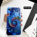 Oppo A1K Back Cover Case -  Floral Soft Cover. 