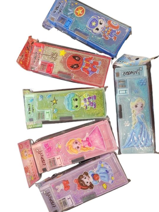 Princess%20Design%20Geometry%20Box%20Pouch%20with%20Magnet%20Closure%20and%20Floating%20Glitter%20%E2%80%93%20Stylish%20Pencil%20Case%20for%20Girls%20-%20Image%208