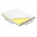 A4 Glossy Sticker Paper Sheet For Shipping yellow Printable Pack of 10. 