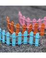 3pcs Wood Fence Miniature Mini Fairy Garden Dollhouse Plant Decor. 