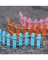 3pcs Wood Fence Miniature Mini Fairy Garden Dollhouse Plant Decor. 