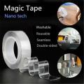 Double Sided Nano Tape Traceless And Clear Washable Adhesive Grip Tape - 3 Meter. 